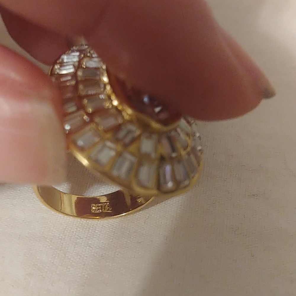 Vintage Seta Statement Ring Size 6 - image 4